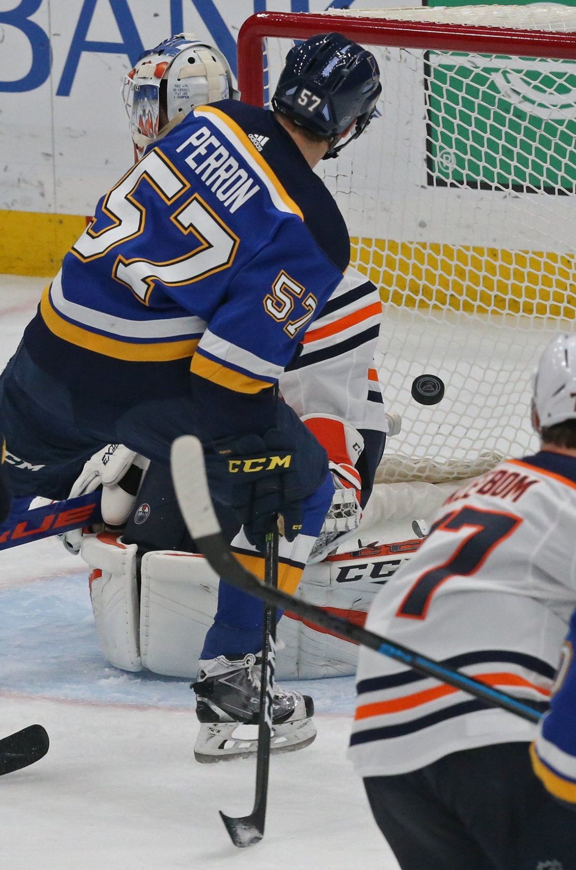 The Blues take on the Oilers at the Enterprise Center